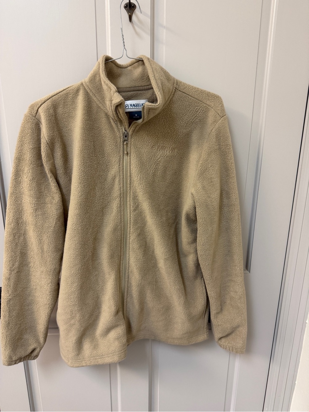 Magellan Outdoors Men's Full-Zip Fleece Jacket - Tan